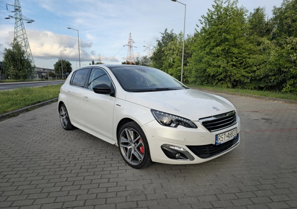 Peugeot 308 cena 42900 przebieg: 89500, rok produkcji 2014 z Grajewo małe 137